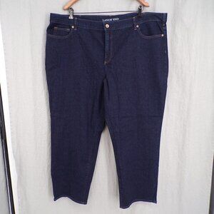 Lands' End Women's Plus Size Straight Leg Stretch Denim Jeans - size 26 (26W)